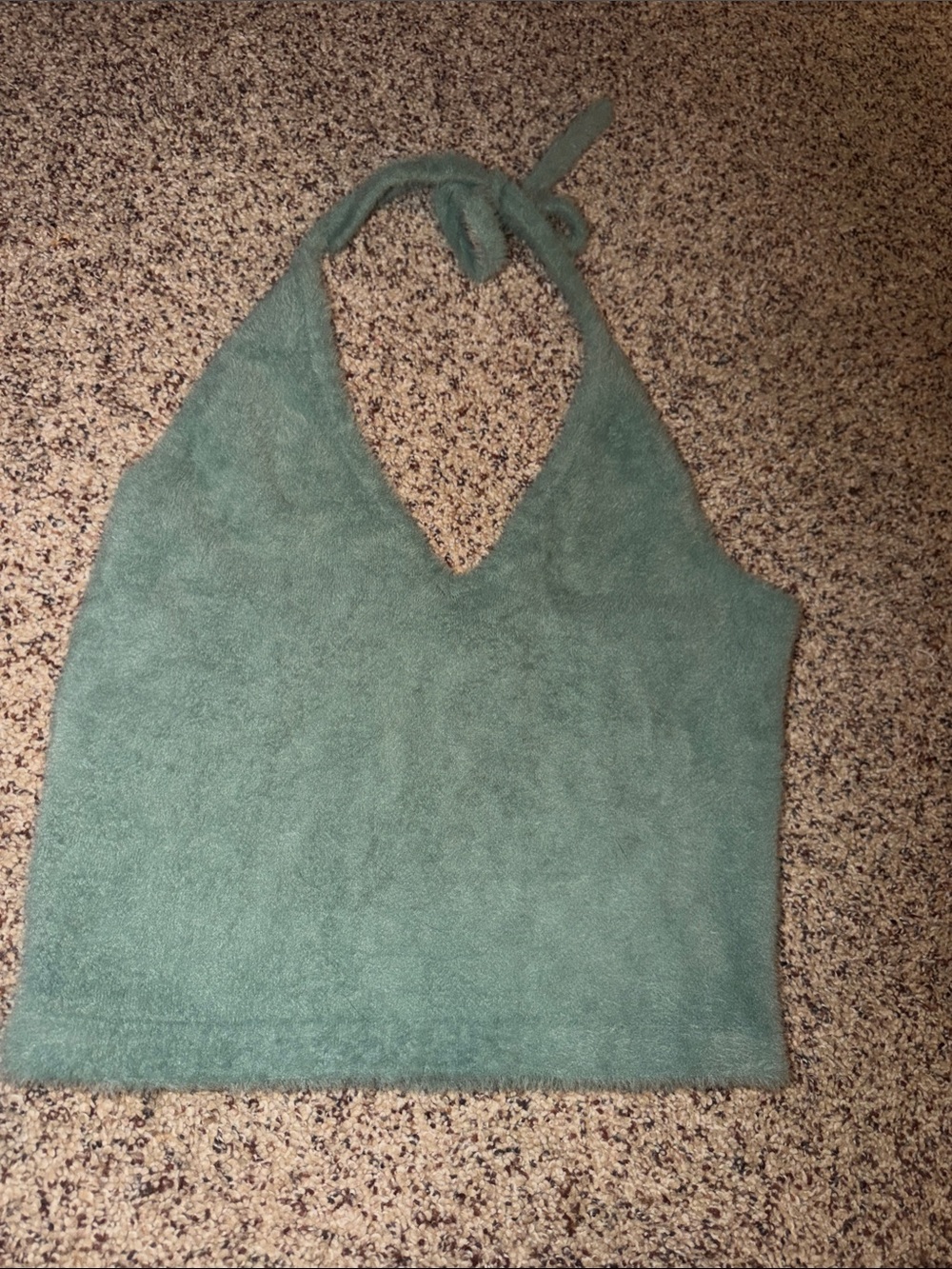 Gymshark Halter Tank Top in Sage Green